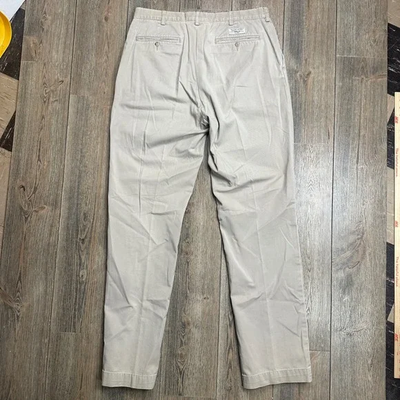 Polo Ralph Lauren Prospect Pant Mens 36T Tan Khaki Chino Straight Leg 36x36 - Picture 9 of 12